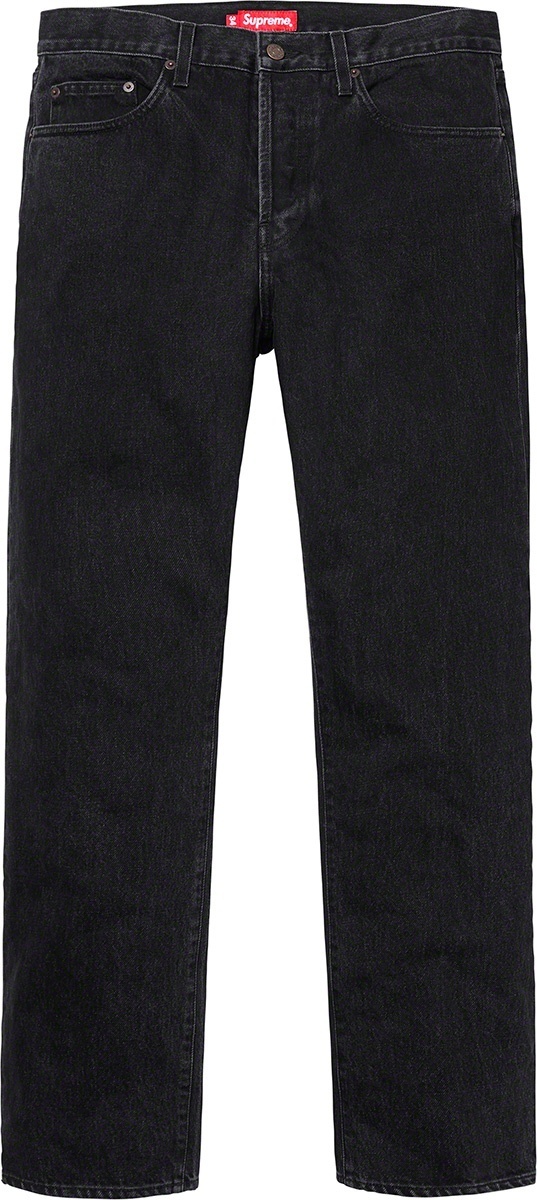 Stone Washed Black Slim Jean